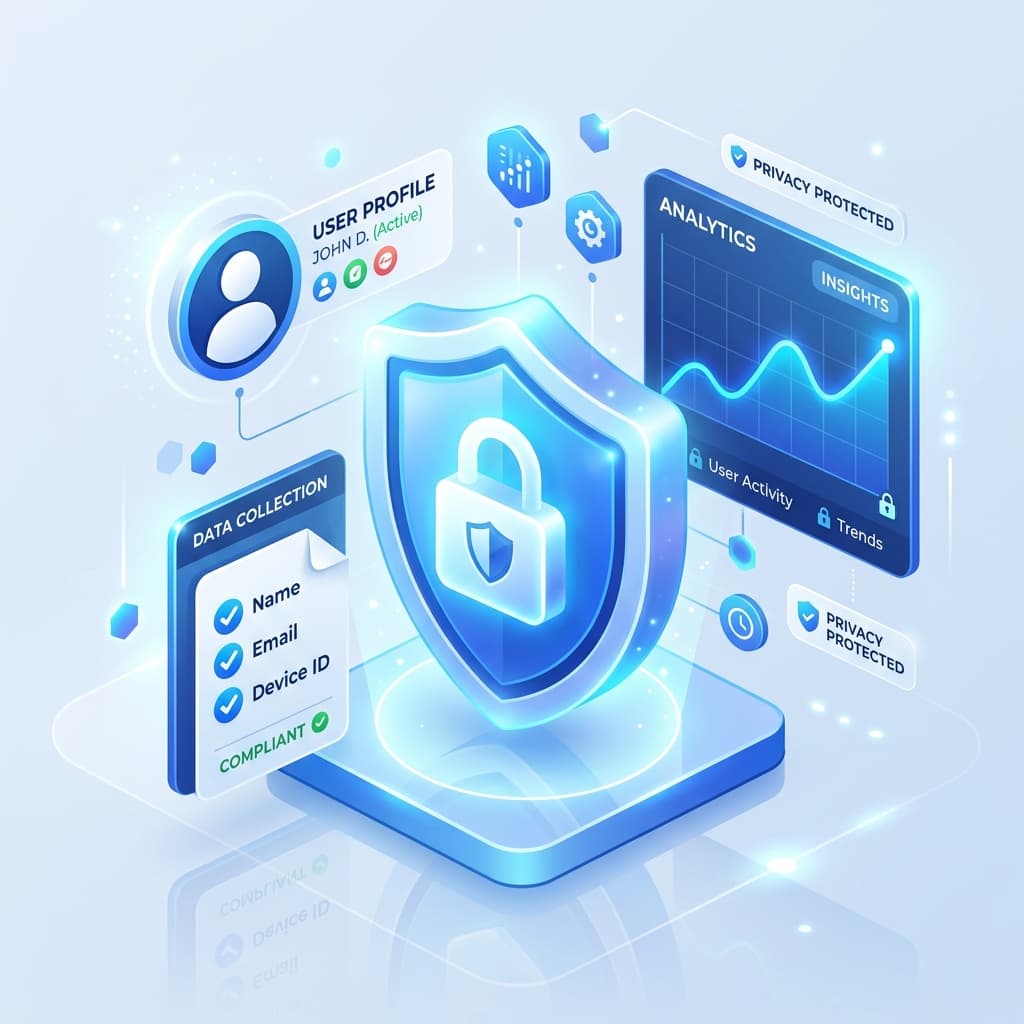 User Data Collection and Privacy Illustration