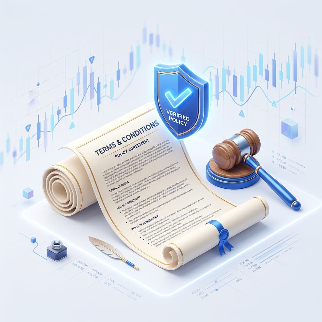 Terms & Conditions Legal Agreement Illustration
